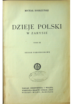 Dzieje Polski w zarysie tom III 1931 r.