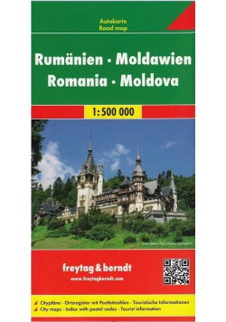 Mapa samochodowa - Rumunia, Mołdawia 1:500 000
