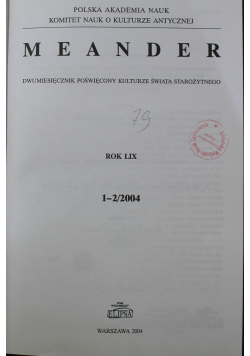 Meander Rok LIX 6 numerów