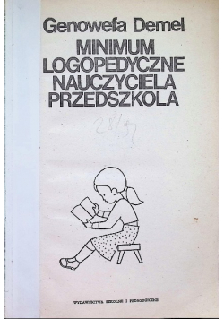 Minimum logopedyczne nauczyciela przedszkola