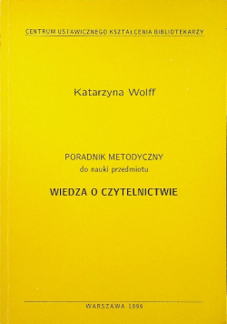 Wiedza o czytelnictwie