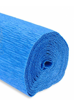 Krepina 50x250cm 180g ciemna niebieska