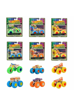 Hot Wheels Monster Trucks świecący w ciemności mix