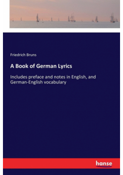 A Book of German Lyrics