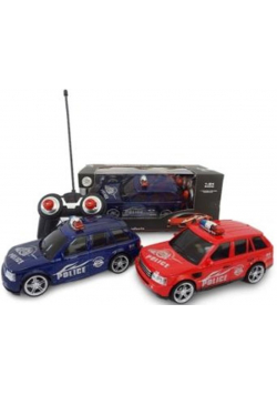 Auto na radio policja