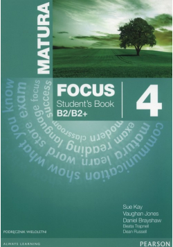 Matura Focus 4 Students Book wieloletni + CD NOWA