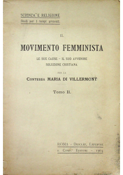 Il Movimento Femminista Tom II 1904 r