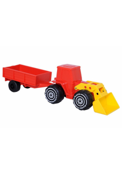 Traktor z ładowaczem i przyczepką 34cm