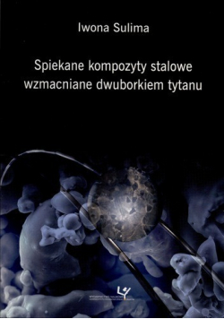 Spiekane kompozyty stalowe wzmacniane dwuborkiem tytanu
