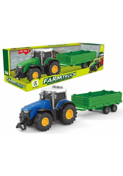 Traktor z przyczepą światło dźwięk MIX