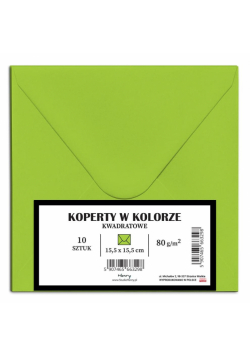 Koperty KW limonka 10szt