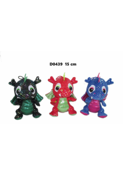 Smok błyszczący 15cm MIX