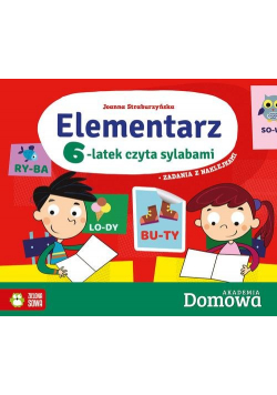 Domowa Akademia Elementarz 6-latek czyta sylabami
