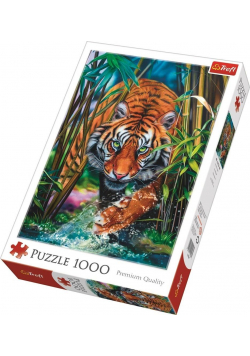 Puzzle 1000 Drapieżny tygrys TREFL