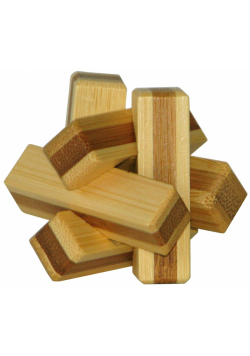 Łamigłówka 3D Bamboo Firewood poziom 2/4