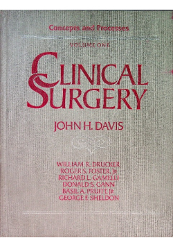 Clinical surgery Volume One