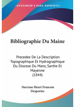 Bibliographie Du Maine