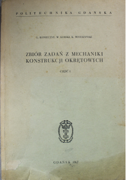 Zbiór zadań z mechaniki konstrukcji okrętowych część I