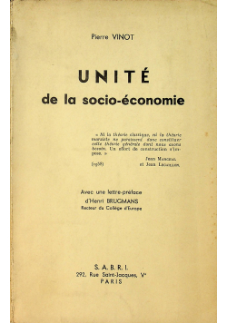 Unite de la socio economie