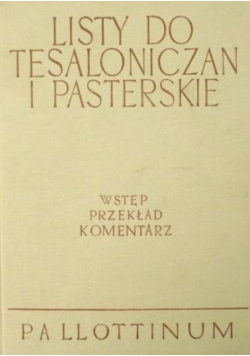 Listy do Tesaloniczan i Pasterskie