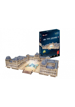 Puzzle 3D Pałac Luwr