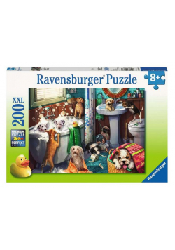 Puzzle 200 Czas kąpieli psów