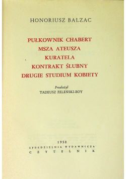 Pułkownik Chabert Msza Ateusza