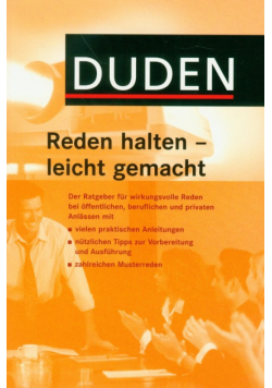 Duden Reden halten - leicht gemacht