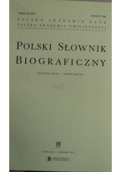 Polski słownik biograficzny tom XLIX/1-4