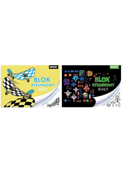 Blok rysunkowy A4/20K biały No name - Chłopiec mix