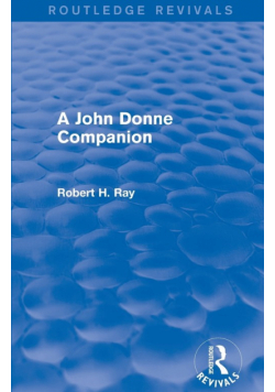 A John Donne Companion (Routledge Revivals)