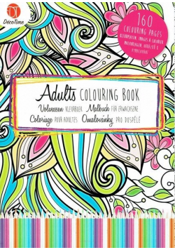 Adults Colouring Book  Kolorowanka dla dorosłych