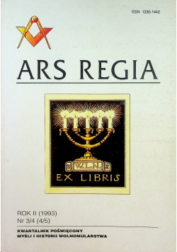 Ars Regia nr 3/4 rok II 1993