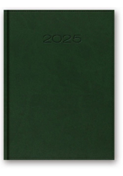 Kalendarz 2025 B5 tyg vivella zielony