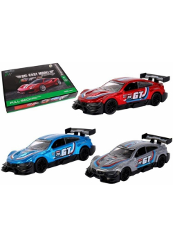 Samochód metalowy 1:32 napęd Super Sport No.4 mix