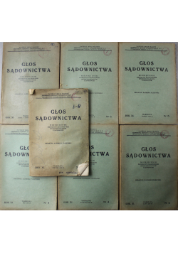 Głos sadownictwa miesięcznik 7 tomów 1932 r.