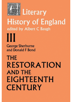 The Literary History of England