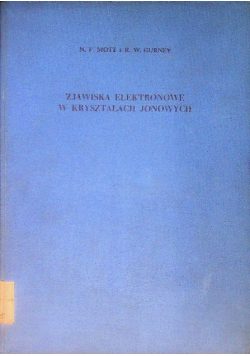Zjawiska elektronowe w kryształach jonowych