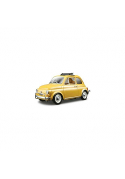 Fiat 500L (1968) yellow 1:24 BBURAGO
