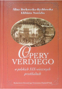 Opery Verdiego w polskich XIX-wiecznych przekładach