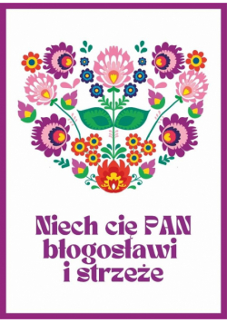 Karnet - Niech Cię Pan - folklor