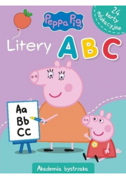 Świnka Peppa. Akademia Bystrzaka. Litery A, B, C