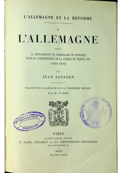 LAllemagne 1899 r.