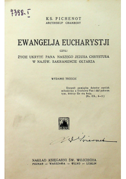 Ewangelja eucharystji 1928 r
