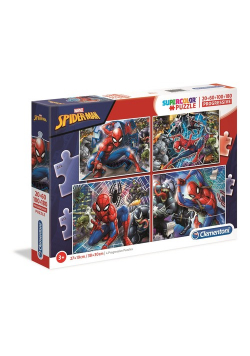 Puzzle Supercolor 4w1 20+60+100+180 Spider-Man