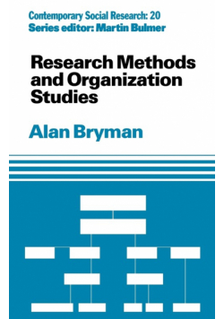 Research Methods and Organization Studies
