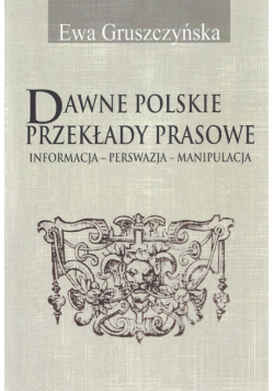 Dawne polskie przekłady prasowe