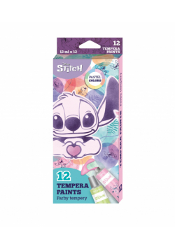 Farby tempera w tubie Disney Fashion Stitch pastel 12x12 ml