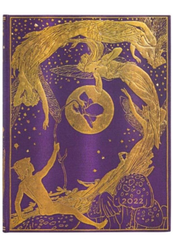 Kalendarz książkowy ultra 2022 12M Violet Fairy