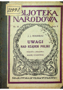 Uwagi nad Rządem Polski 1927 r.